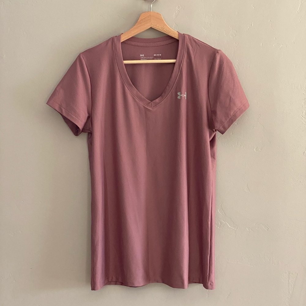 Under Armour Mauve Short Sleeve Tee